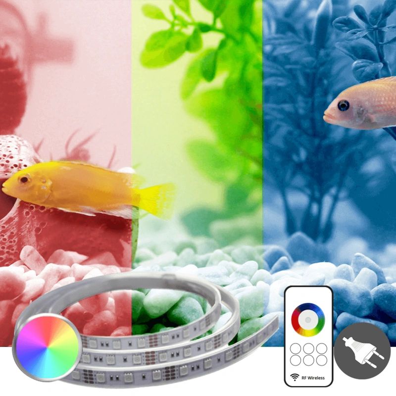 strategie Brig Haarzelf Aquarium ledstrip set RGB multicolor 50 centimeter IP67 compleet |  LedstripKoning.be